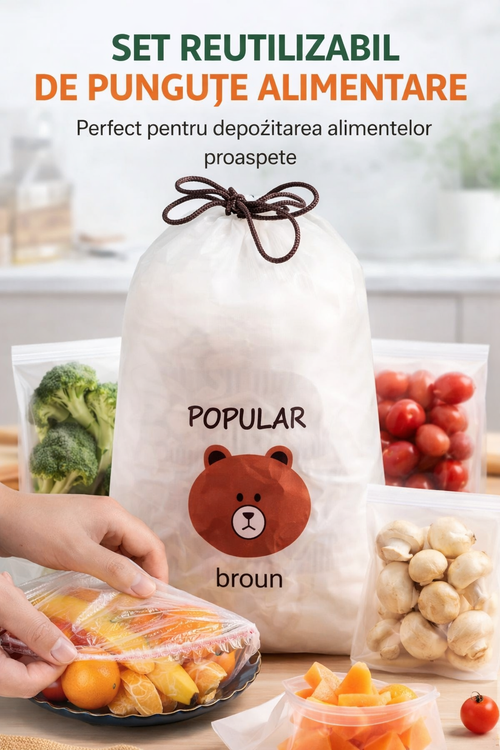 Săculeți depozitare alimente