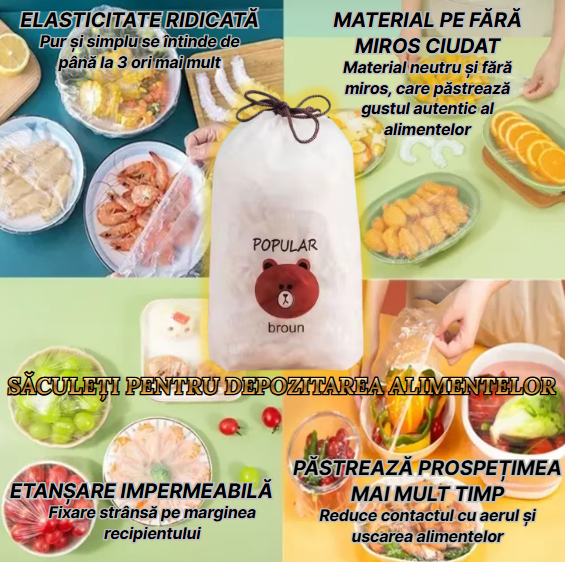 Săculeți depozitare alimente